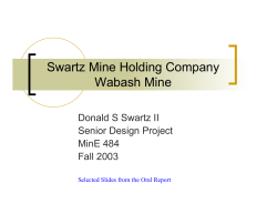 Swartz Mine Holding Company Wabash Mine