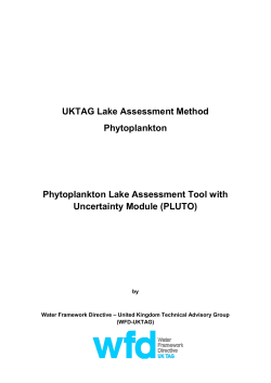 UKTAG Lake Assessment Methods