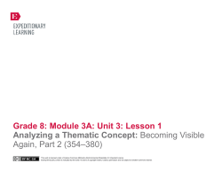 Grade 8: Module 3A: Unit 3