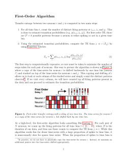 First-Order Algorithm