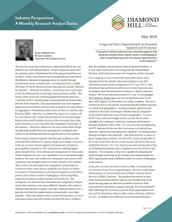 Industry Perspectives - Diamond Hill Capital Management