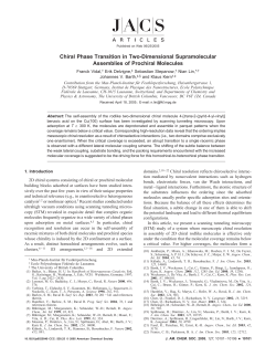 Chiral Phase Transition in Two-Dimensional Supramolecular