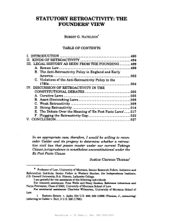The Founders` View - Our American Constitution