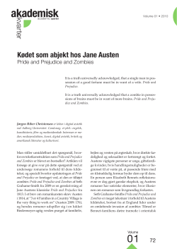K&oslash;det som abjekt hos Jane Austen Pride and