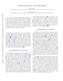 Ground state properties of heavy alkali halides