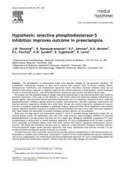 Hypothesis: selective phosphodiesterase-5 inhibition