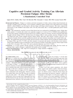 Cognitive and Graded Activity Training Can Alleviate Persistent