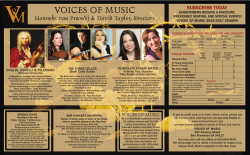Brochure - Voices of Music