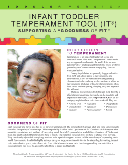 infant toddler temperament tool (it3)