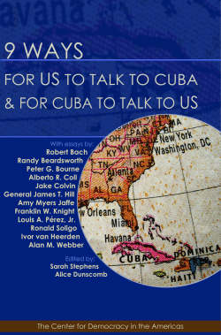 9 Ways for US to Talk to Cuba and for Cuba to Talk to US