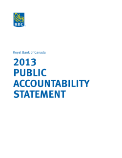 2013 public accountability statement