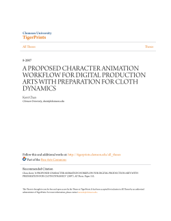 a proposed character animation workflow for digital