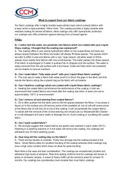 Textile FAQ