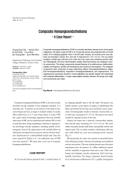 Composite Hemangioendothelioma