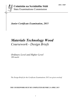 Materials Technology Wood
