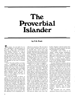 The Proverbial Islander