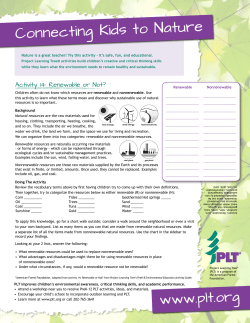 this Activity - Project Learning Tree