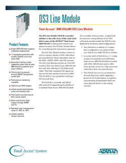 DS3 Line Module
