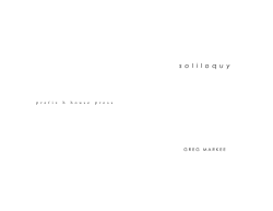 soliloquy - gregmarkee.com