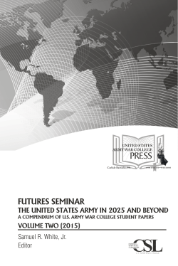 futures seminar - Center for Strategic Leadership