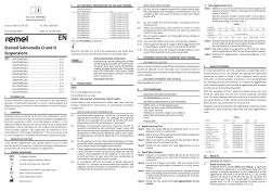 Stained Salmonella O and H Suspensions