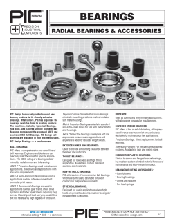 bearings - PIC Design