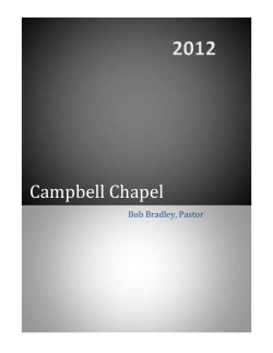 Eternal Life - Campbell Chapel Free Will Baptist Church