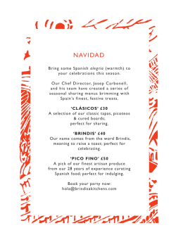 navidad - Brindisa Kitchens