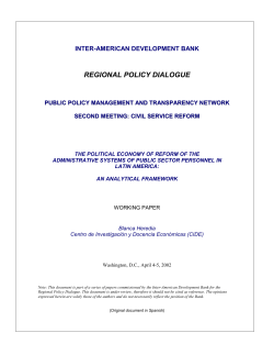Problemas de los bur&oacute;cratas en muchos pa&iacute;ses de la regi&oacute;n son