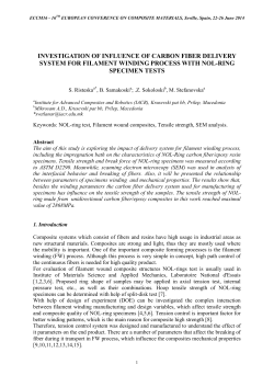 investigation of influence of carbon fiber delivery system for filament