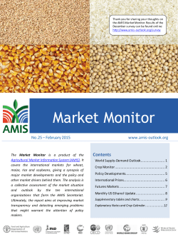 February 2015 - Agricultural Market Information System