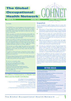 Gohnet N.8-E - World Health Organization