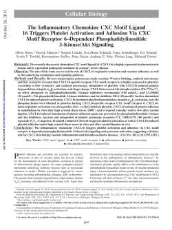 Cellular Biology - Circulation Research
