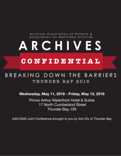 Archives Association of Ontario