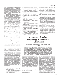 Importance of Surface Morphology in Interstellar H Formation