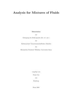 as a PDF - Fachbibliothek Mathematik der Universit&auml;t Bonn