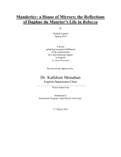 Dr. Kathleen Monahan - Saint Peter`s University Digital Repository