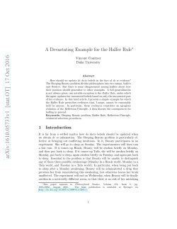 A Devastating Example for the Halfer Rule