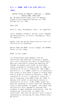 US v. NUNN, 940 F.2d 1128 (8th Cir. 1991)