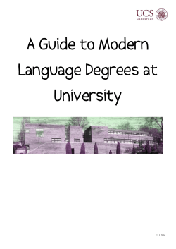 A Guide to Modern Language Degrees at University