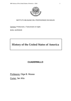 History of the United States of America
