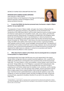 distinctly filipino food