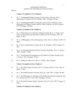 Anthropology Publications