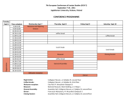 Conference Programme