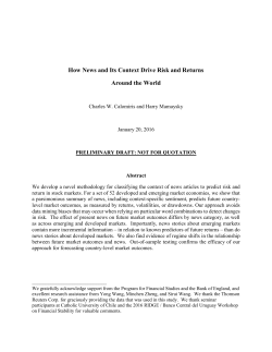 How News and Its Context Drive Risk and Returns Around the World