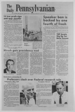 Speaker ban is backed by one fourth of frosh