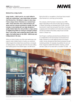 User Report: B&auml;ckerei Kurz, Ischgl, Austria