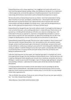 Outward Bound Experience