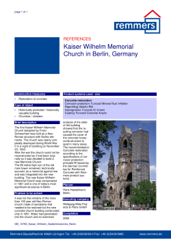 Kaiser Wilhelm Memorial Church in Berlin, Germany