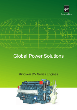 Kirloskar DV Series Engines